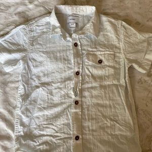 White Flannel Dress Shirt